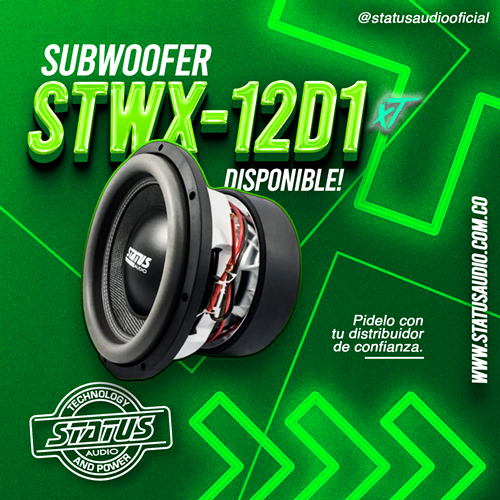 SUBWOOFERS STATUS AUDIO OFICIAL